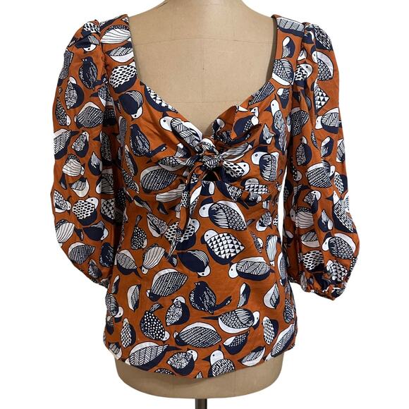 Eva Franco Cotton Sweetheart Blouse - Picture 2 of 8